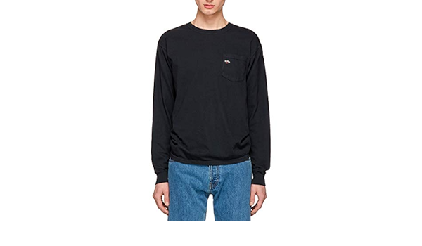 [ノア] LONG SLEEVE NOAH LOGO POCKET TEE BLACK PT1FW18BLK [並行輸入品]